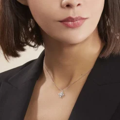 Histoire d'Or Collier Flocon Argent Blanc Oxyde De Zirconium