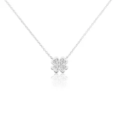 Histoire d'Or Collier Fortunata Argent Blanc Oxyde De Zirconium Best
