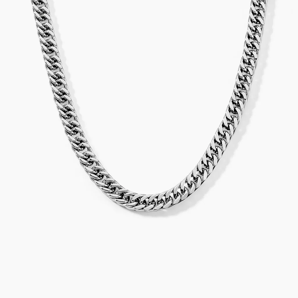 Histoire d'Or Collier Frederic Acier Blanc Discount