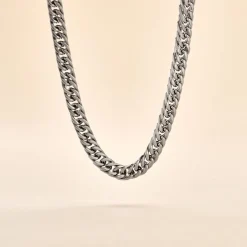 Histoire d'Or Collier Frederic Acier Blanc Discount