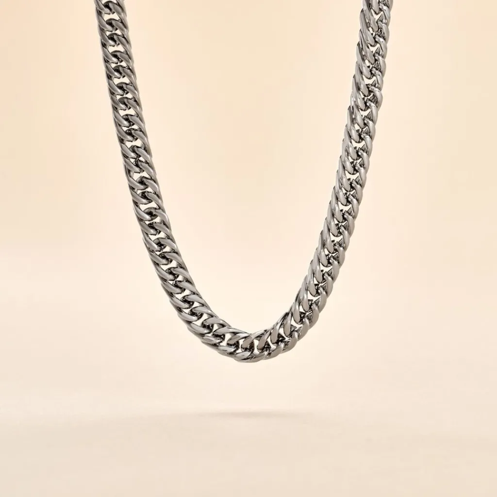 Histoire d'Or Collier Frederic Acier Blanc Discount