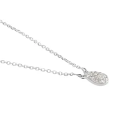 Histoire d'Or Collier Gally Or Blanc Diamant Outlet