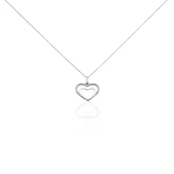 Histoire d'Or Collier Gasparde Argent Blanc Oxyde De Zirconium Outlet