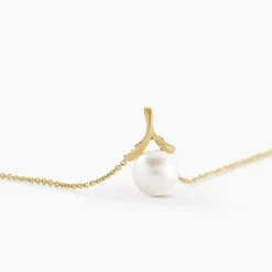 Histoire d'Or Collier Gladdie Or Jaune Perle De Culture Clearance