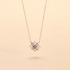 Histoire d'Or Collier Gladysse Or Rose Oxyde De Zirconium Discount