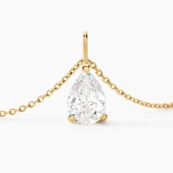 Histoire d'Or Collier Goutte De Zirconium or jaune oxyde Outlet