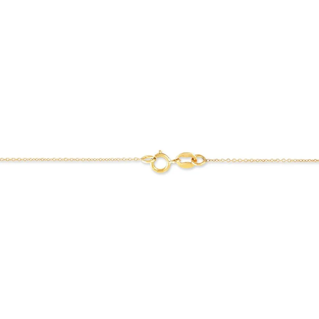 Histoire d'Or Collier Goutte De Zirconium or jaune oxyde Outlet