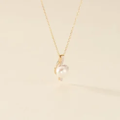 Histoire d'Or Collier Grazilla Or Bicolore Perle De Culture Et Diamant Online
