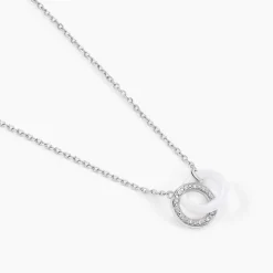 Histoire d'Or Collier Grizzel De Zirconium argent blanc oxyde Hot