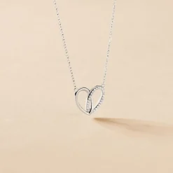 Histoire d'Or Collier Guilia Argent Blanc Oxyde De Zirconium New