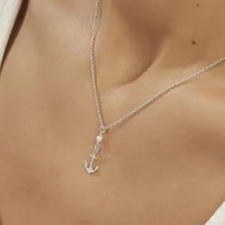 Histoire d'Or Collier Gwenaelle Argent Blanc Perle D'imitation Hot