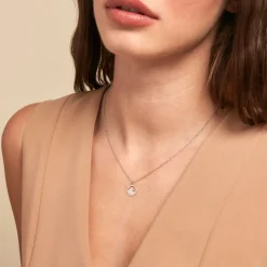 Histoire d'Or Collier Hawai Argent Blanc Best