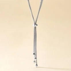 Histoire d'Or Collier Haziza Argent Blanc