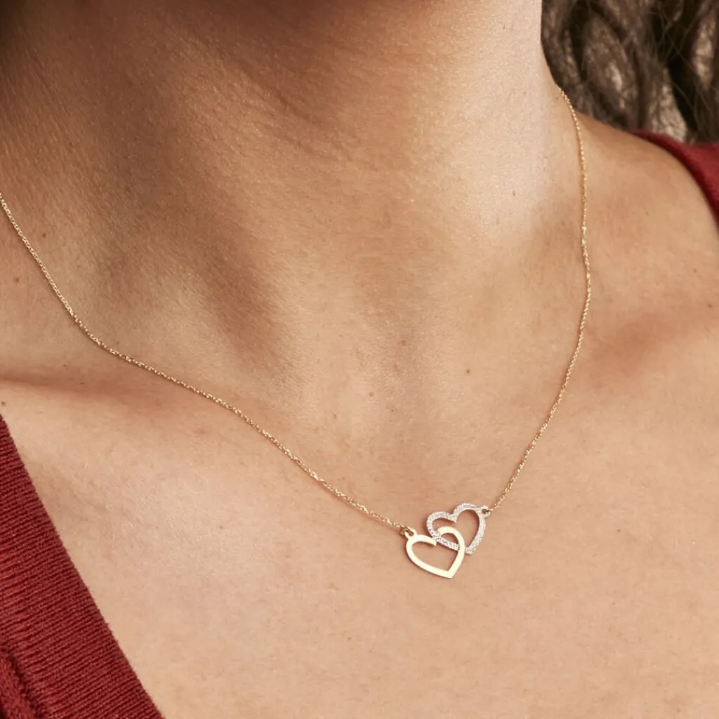 Histoire d'Or Collier Hedley Or Bicolore Clearance