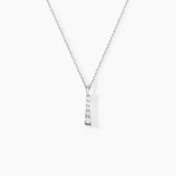 Histoire d'Or Collier Henriet Argent Blanc Oxyde De Zirconium Sale