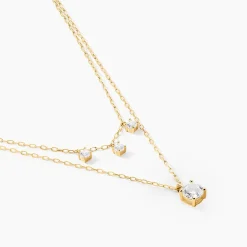 Histoire d'Or Collier Hermanni Or Jaune Oxyde De Zirconium