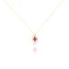 Histoire d'Or Collier Hoela Or Jaune Diamant Et Rubis Sale