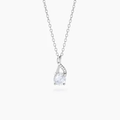 Histoire d'Or Collier Idylla Argent Blanc Oxyde De Zirconium