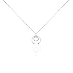 Histoire d'Or Collier Ignaza Or Blanc Diamant Sale