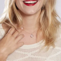 Histoire d'Or Collier Ignaza Or Blanc Diamant Sale