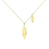 Histoire d'Or Collier Indian Nature Feuilles Or Jaune