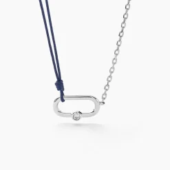 Histoire d'Or Collier Infini Pop De Zirconium argent blanc oxyde Clearance