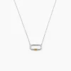 Histoire d'Or Collier Infini Pop Argent Bicolore Online
