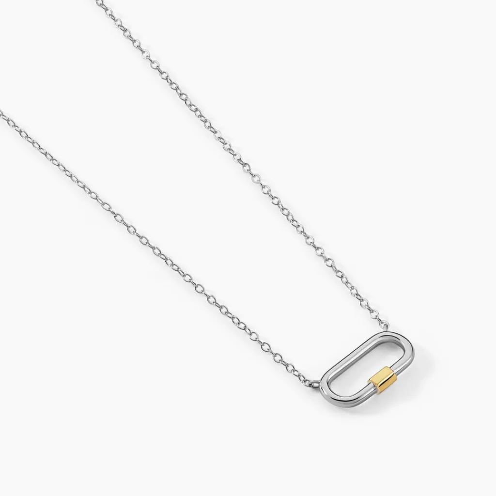 Histoire d'Or Collier Infini Pop Argent Bicolore Online
