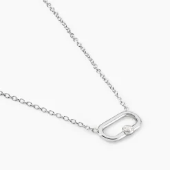 Histoire d'Or Collier Infini Pop De Zirconium argent blanc oxyde New