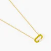 Histoire d'Or Collier Infini Pop Argent Jaune Oxyde De Zirconium