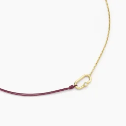 Histoire d'Or Collier Infini Pop Argent Jaune Oxyde De Zirconium argent dore oxyde