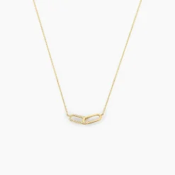 Histoire d'Or Collier Infinite Love Or Jaune Diamant