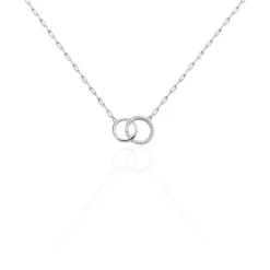 Histoire d'Or Collier Isabel Argent Blanc Oxyde De Zirconium Outlet