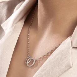 Histoire d'Or Collier Isabel Argent Blanc Oxyde De Zirconium Outlet