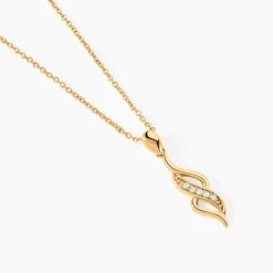 Histoire d'Or Collier Ishaae Plaqué Or Jaune Oxyde De Zirconium Best