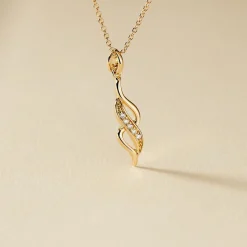 Histoire d'Or Collier Ishaae Plaqué Or Jaune Oxyde De Zirconium Best