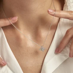 Histoire d'Or Collier Isia Argent Blanc Oxyde De Zirconium