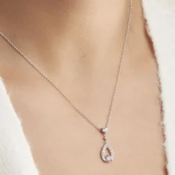 Histoire d'Or Collier Istanbul Argent Blanc Oxyde De Zirconium Sale