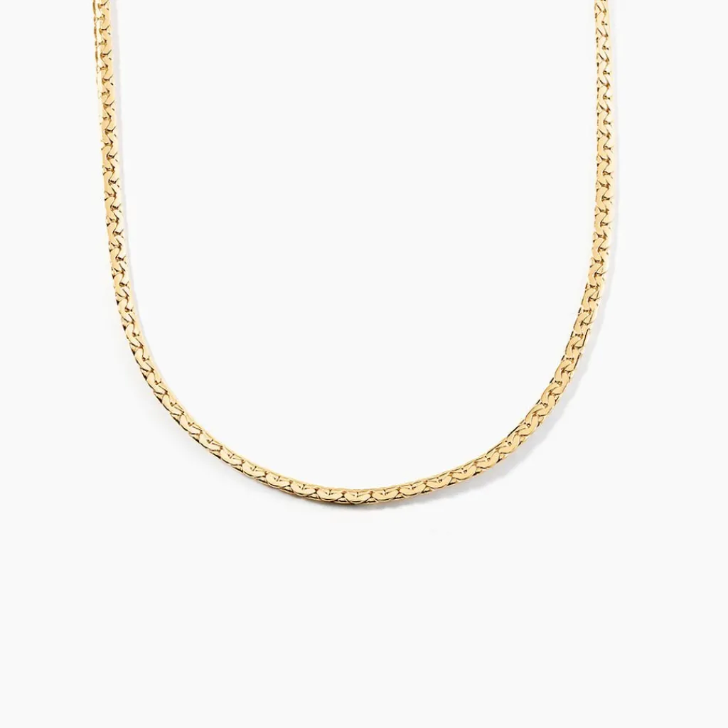 Histoire d'Or Collier Ivy Maille Haricot or jaune