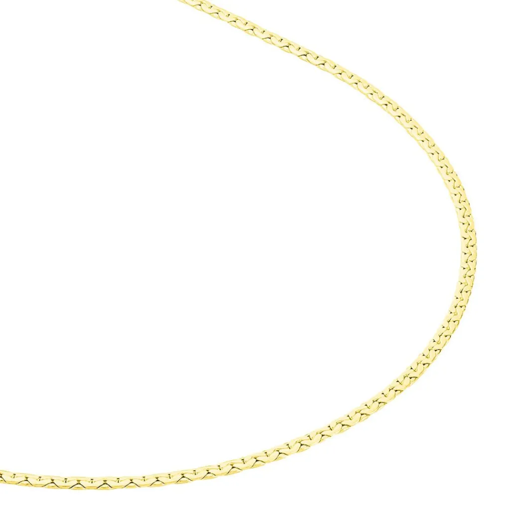 Histoire d'Or Collier Ivy Maille Haricot or jaune
