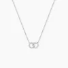Histoire d'Or Collier Iwa Argent Blanc Oxyde De Zirconium Outlet