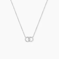 Histoire d'Or Collier Iwa Argent Blanc Oxyde De Zirconium Outlet