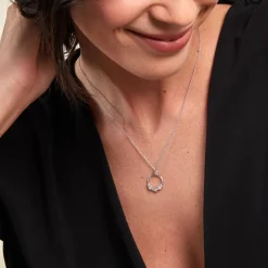 Histoire d'Or Collier Izamal Argent Blanc Oxyde De Zirconium