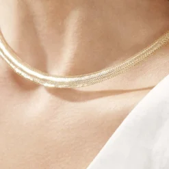 Histoire d'Or Collier Izaro Maille Flex Or Jaune Clearance