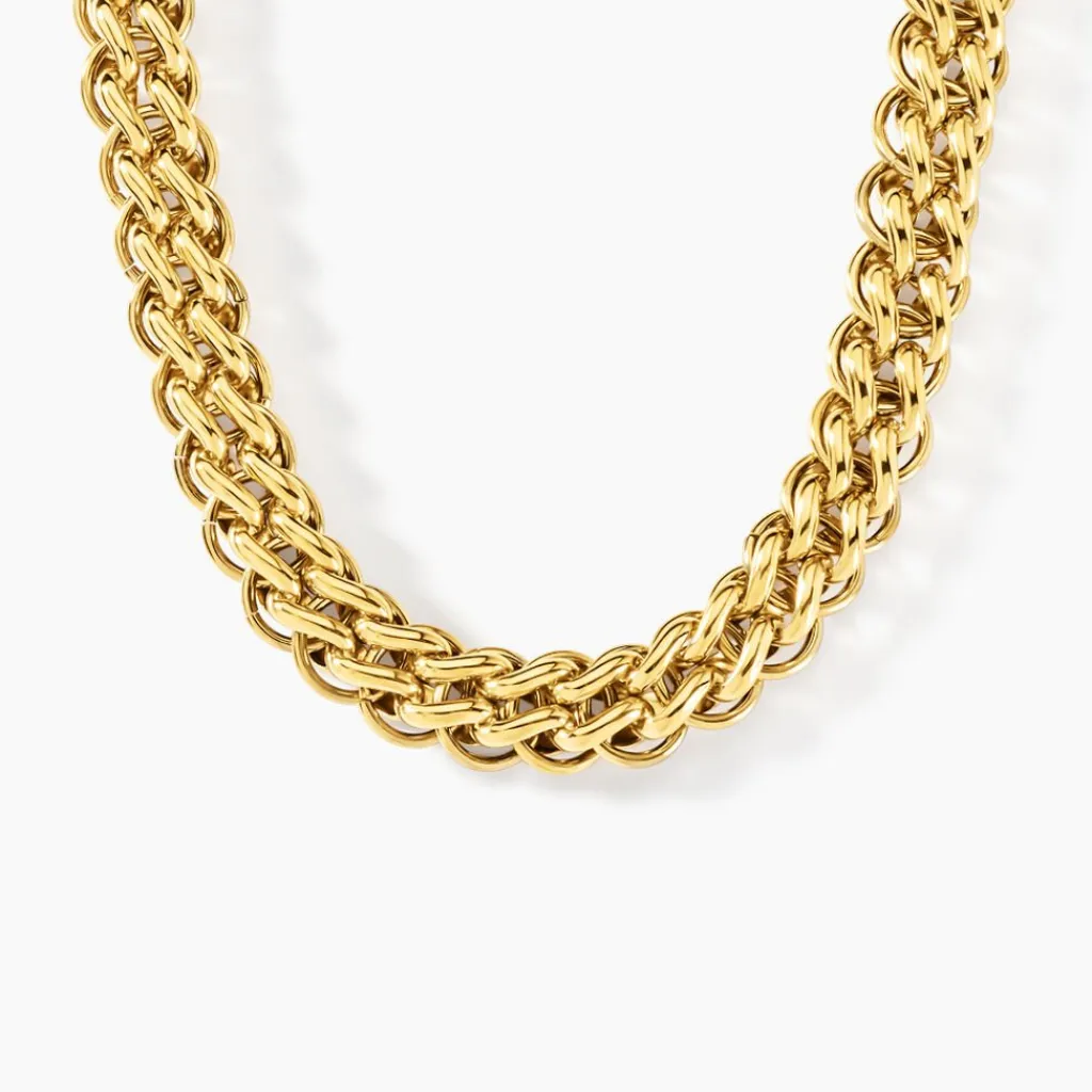 Histoire d'Or Collier Jackie Acier Jaune Sale
