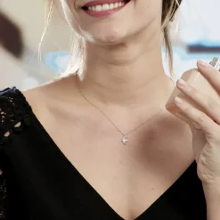 Histoire d'Or Collier Janea Argent Blanc Oxyde De Zirconium