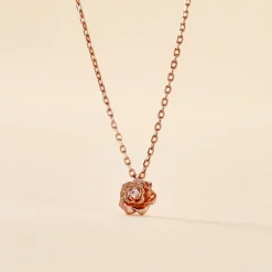 Histoire d'Or Collier Jannea Argent Rose Oxyde De Zirconium Discount