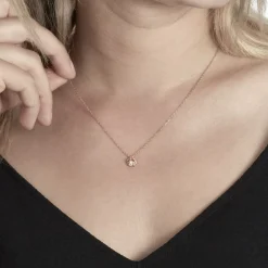 Histoire d'Or Collier Jannea Argent Rose Oxyde De Zirconium Discount