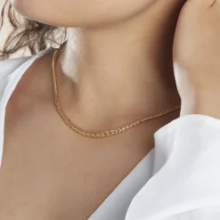 Histoire d'Or Collier Jany Danilo Maille Palmier or jaune Online