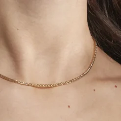 Histoire d'Or Collier Jany Maille Palmier or jaune